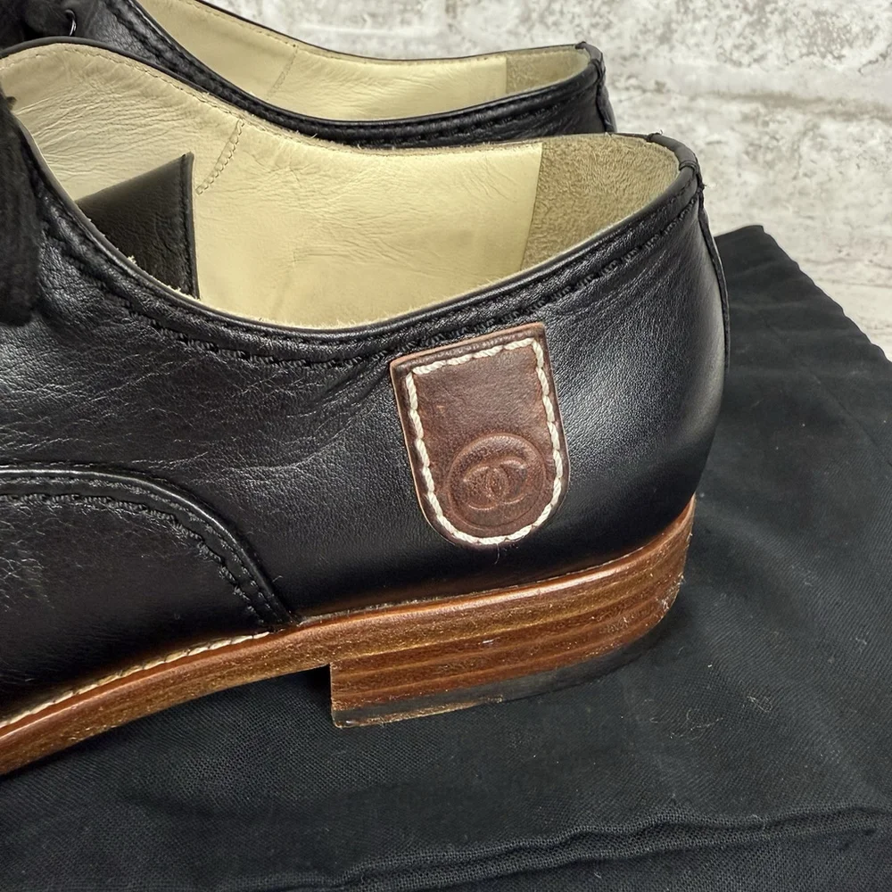 CHANEL oxford brogue